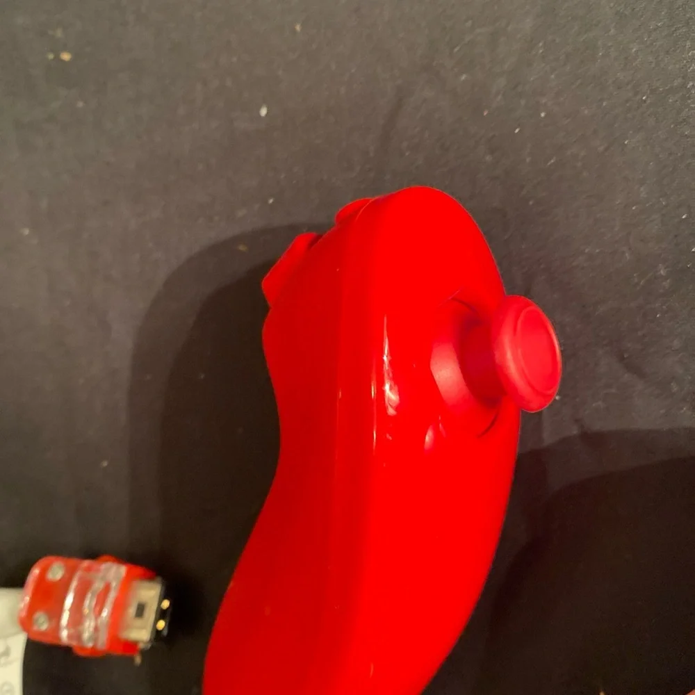 Wii Nunchuk Controllers - Red and White